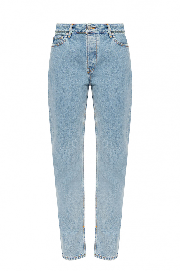 Ganni Feminina-waisted jeans
